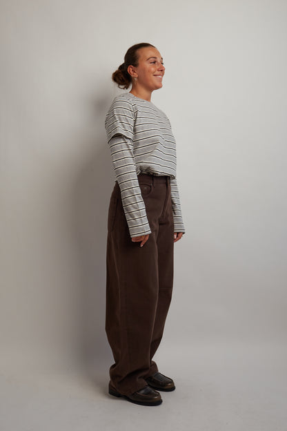 Brown Baggy Jeans