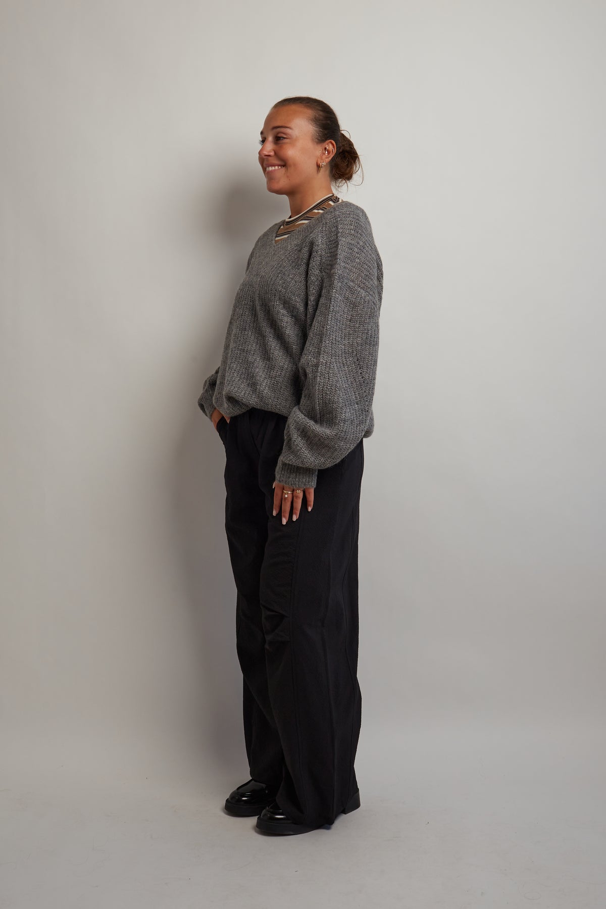 Black Loose Fitted Pants