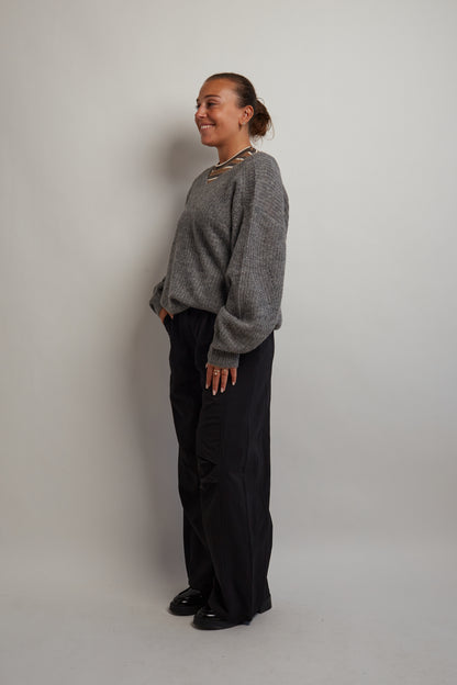 Black Loose Fitted Pants