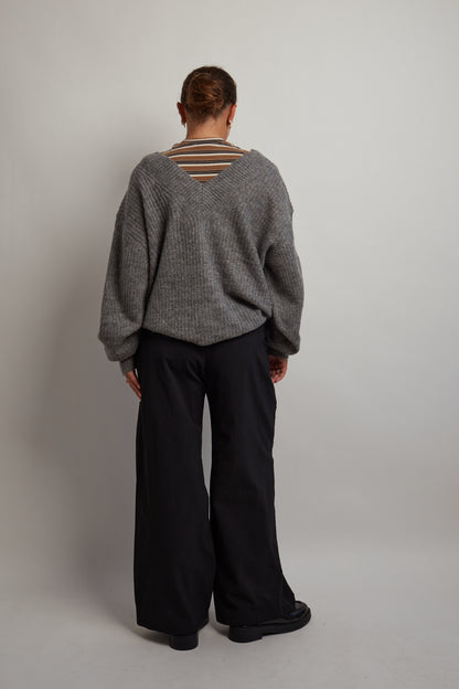 Black Loose Fitted Pants