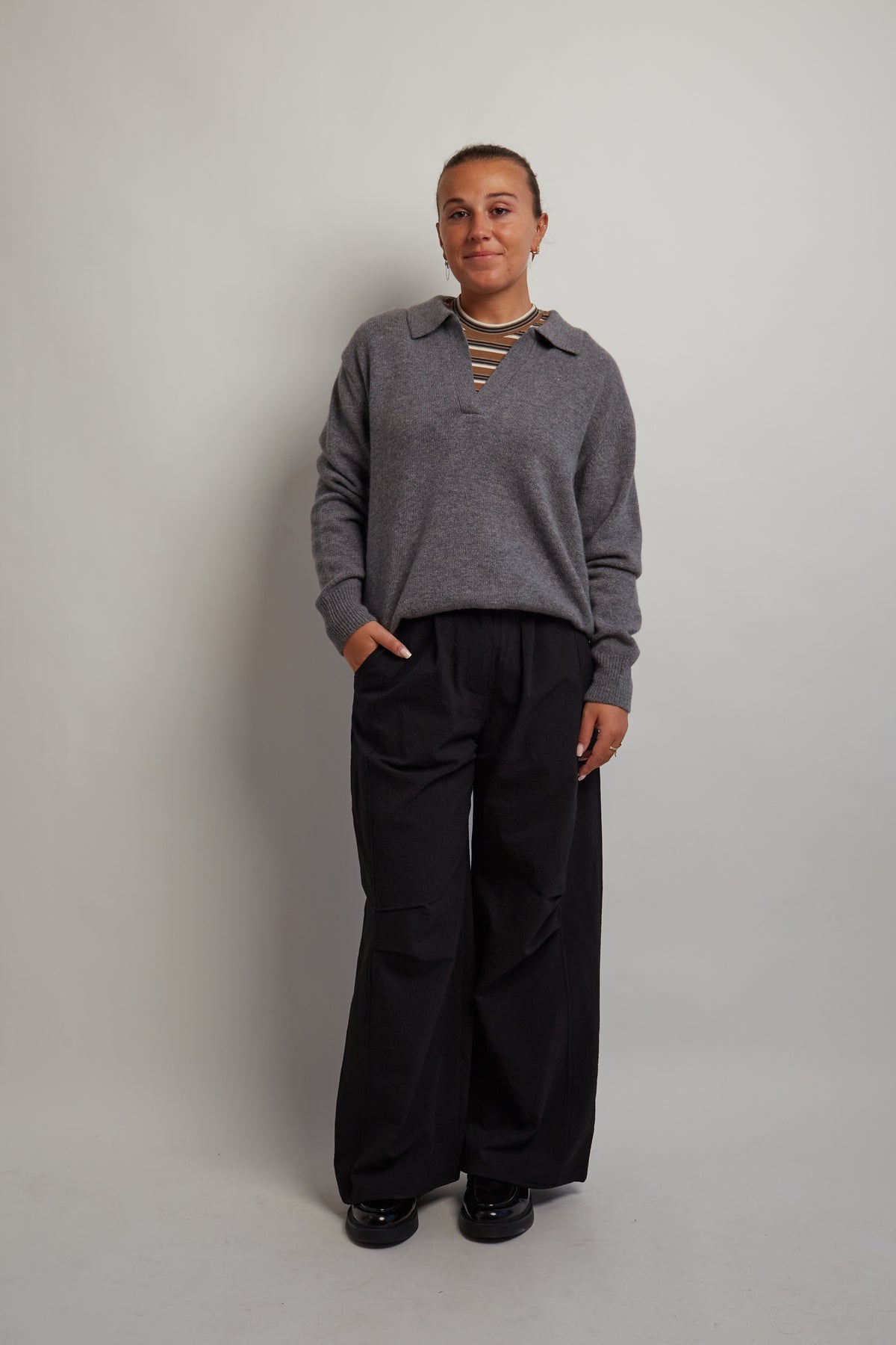 Black Loose Fitted Pants