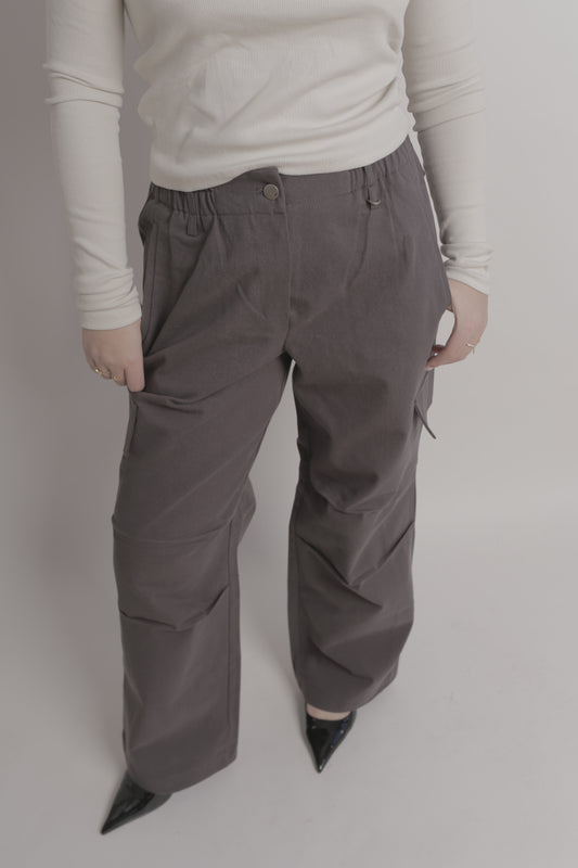 Ink Grey Multiple Pocket Pants