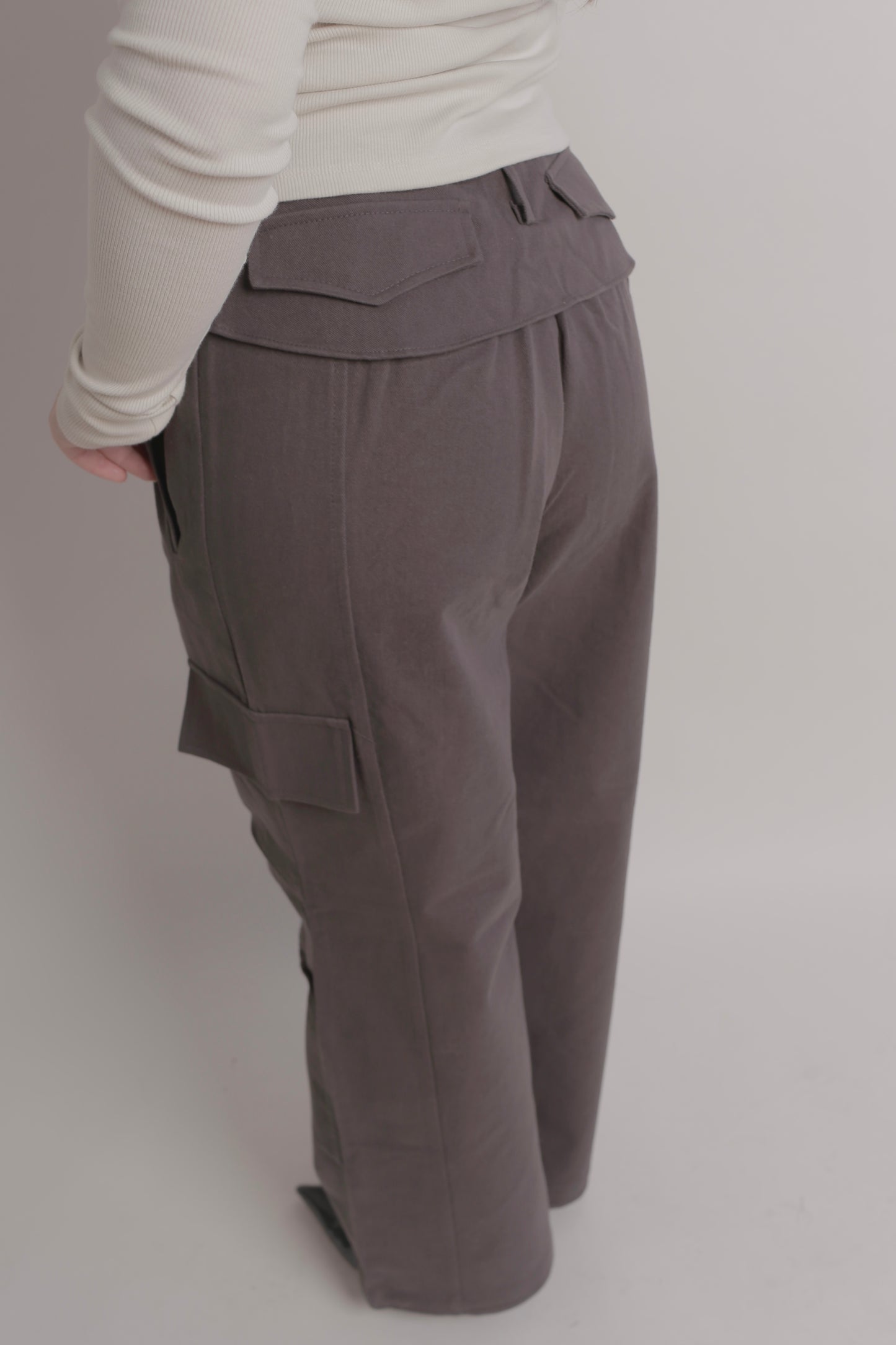 Ink Grey Multiple Pocket Pants