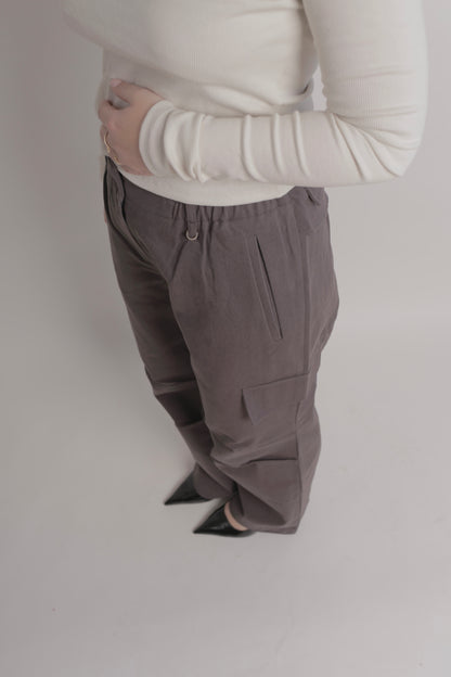 Ink Grey Multiple Pocket Pants