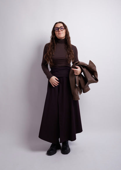 Brown Butter Soft Thin Turtleneck