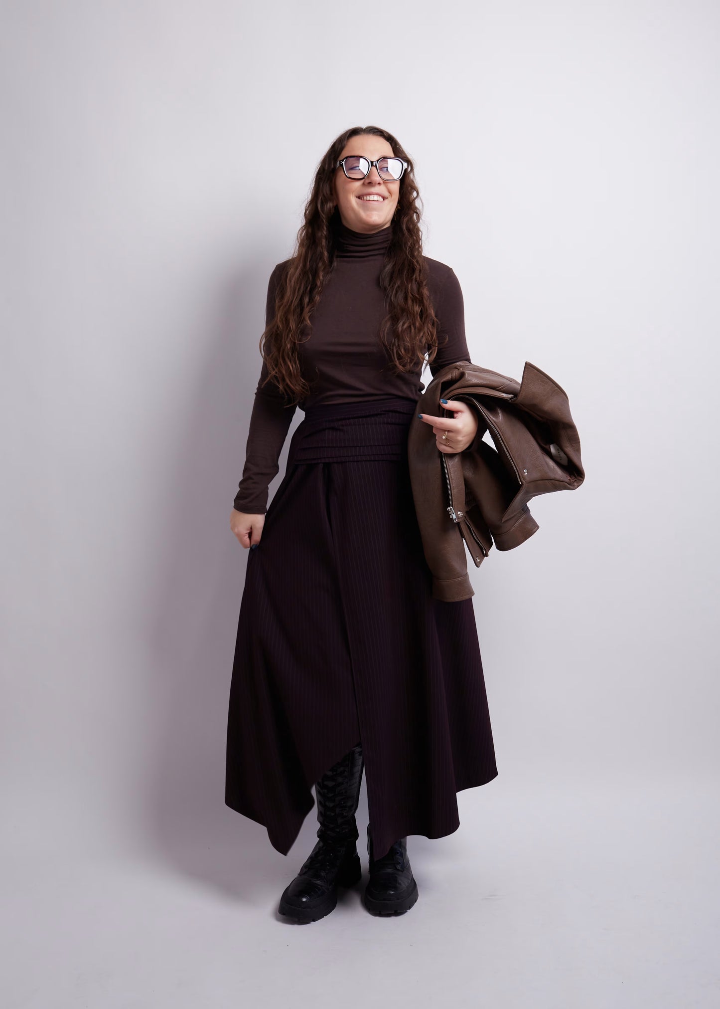 Brown Butter Soft Thin Turtleneck