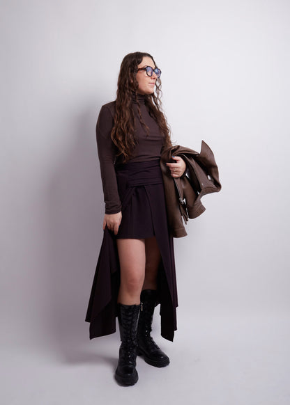 Brown Butter Soft Thin Turtleneck