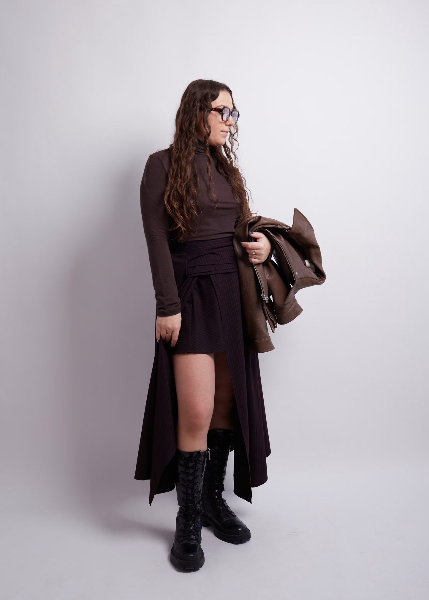 Brown Butter Soft Thin Turtleneck