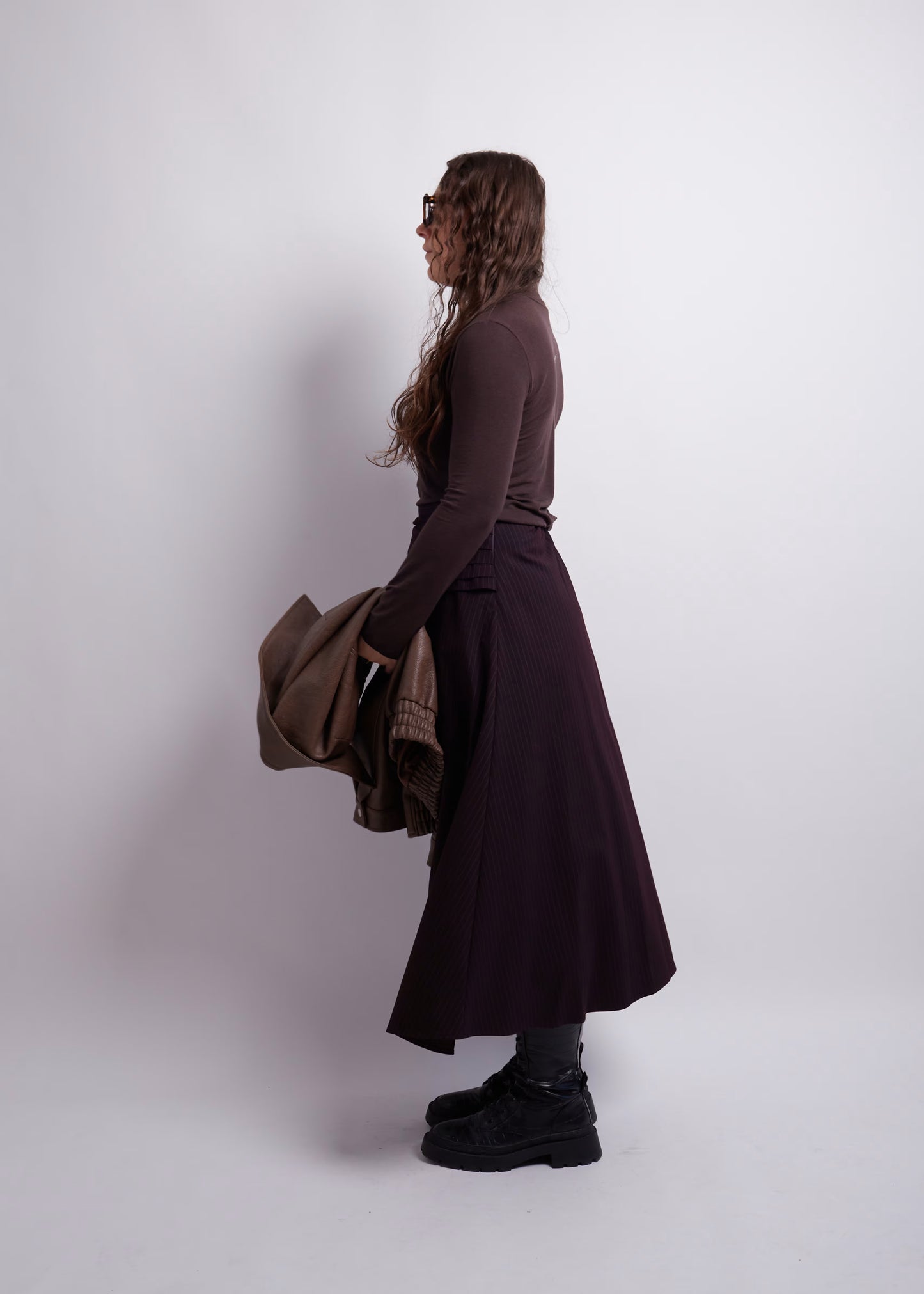 Brown Butter Soft Thin Turtleneck