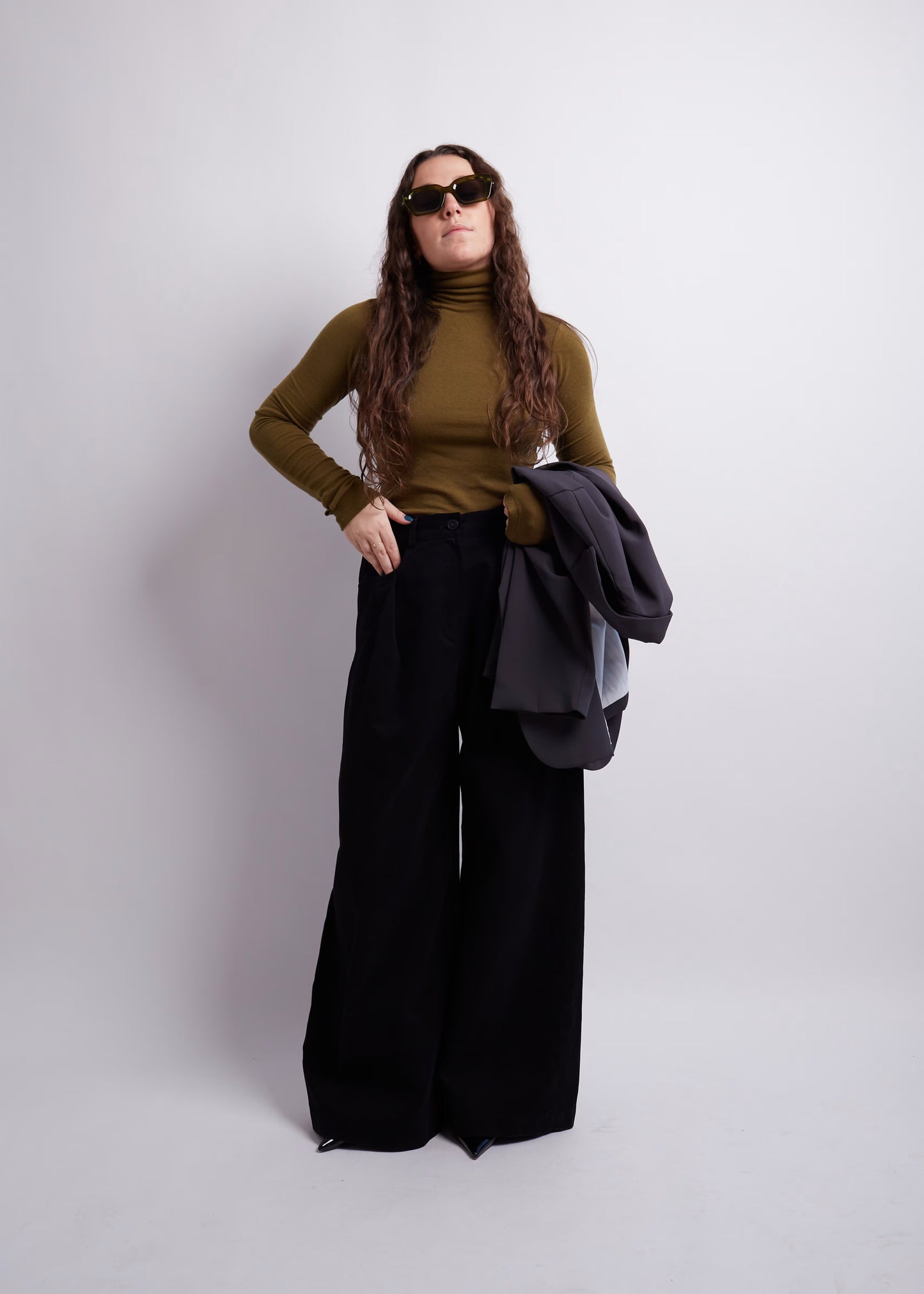 Light Khaki Turtleneck