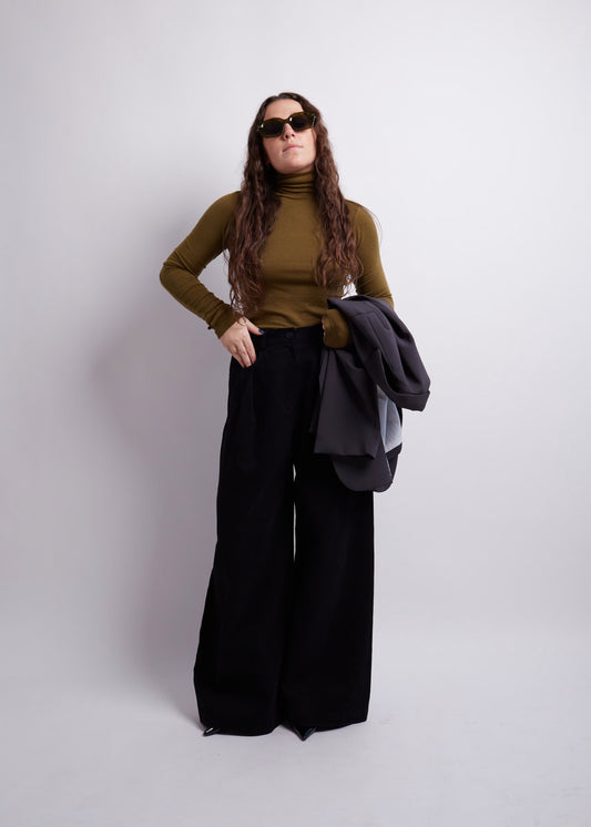 Light Khaki Turtleneck