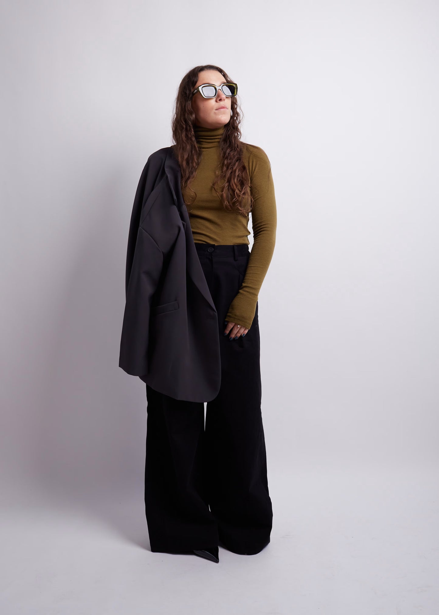 Light Khaki Turtleneck