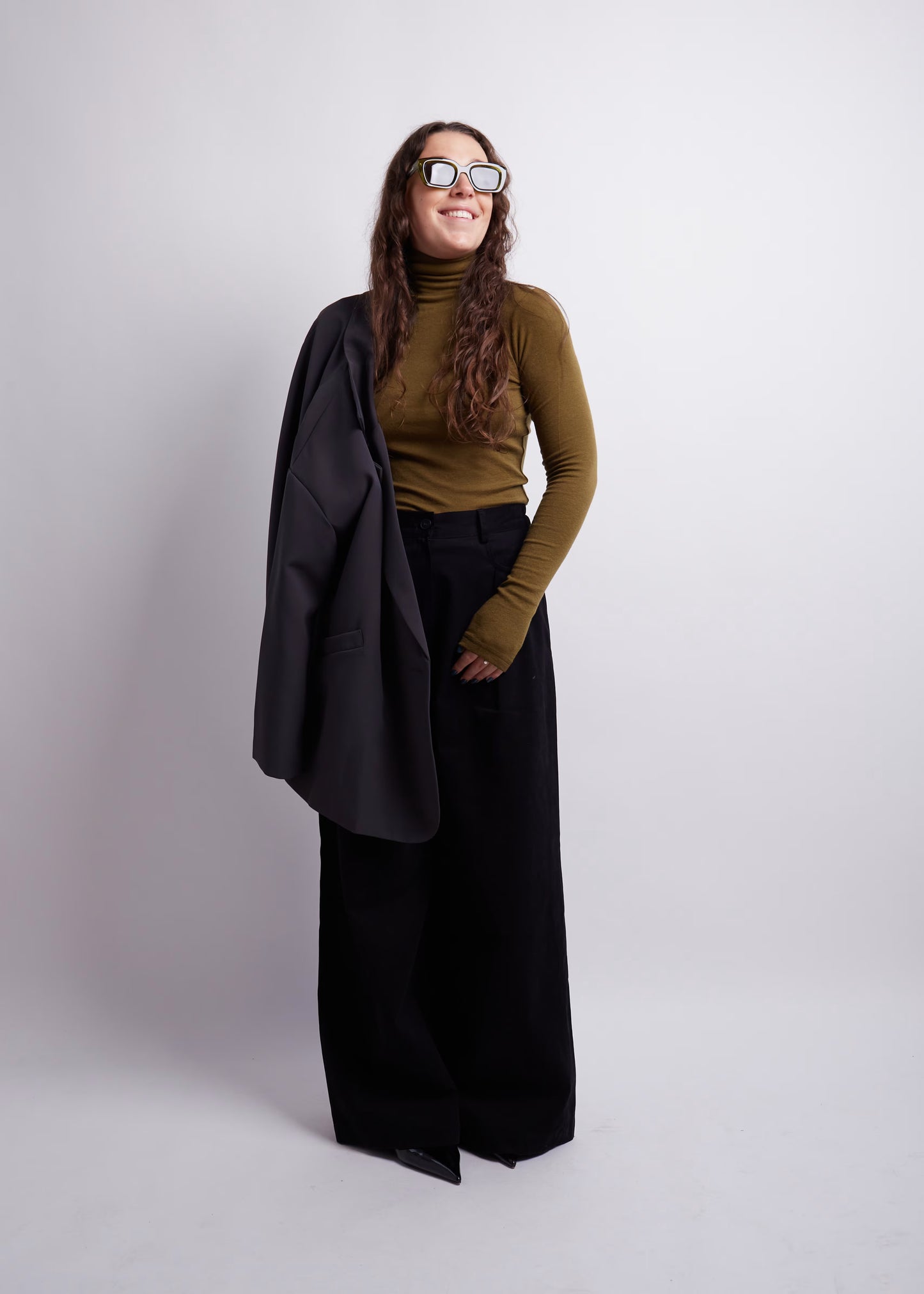 Light Khaki Turtleneck