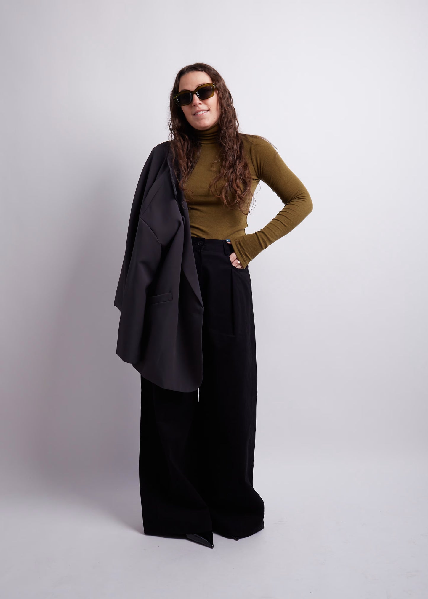 Light Khaki Turtleneck