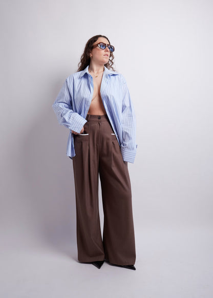 Light Blue Double Layered Shirt