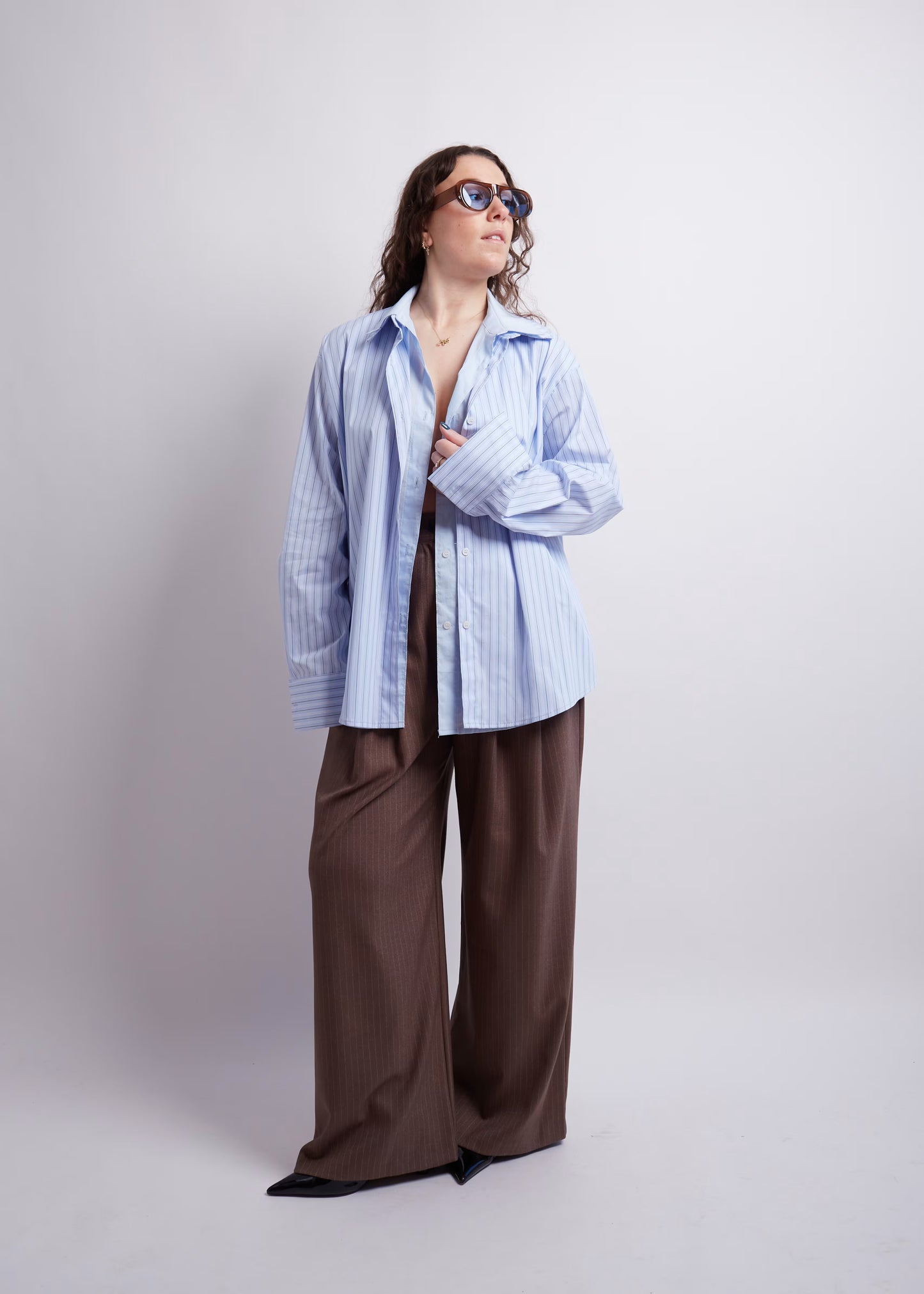 Light Blue Double Layered Shirt