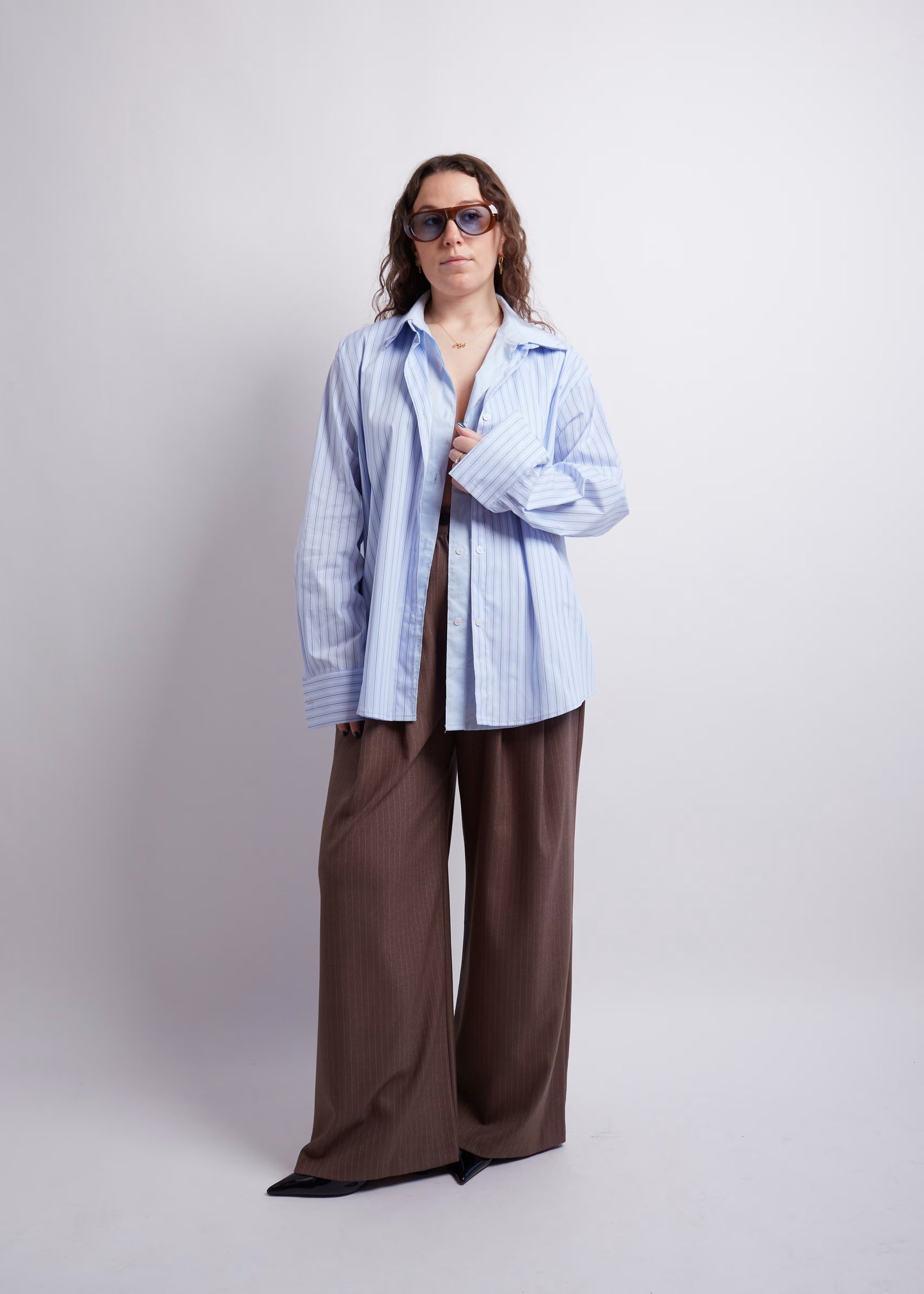 Light Blue Double Layered Shirt