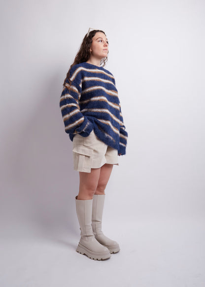 Ivory Corduroy Shorts