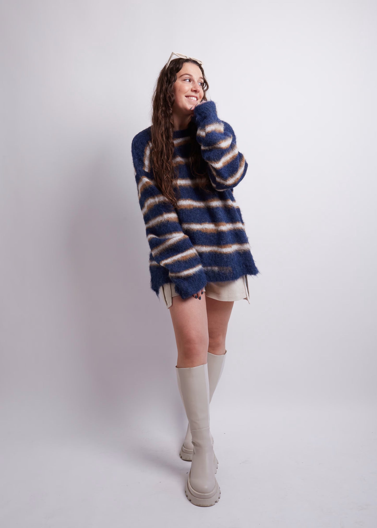 Ivory Corduroy Shorts