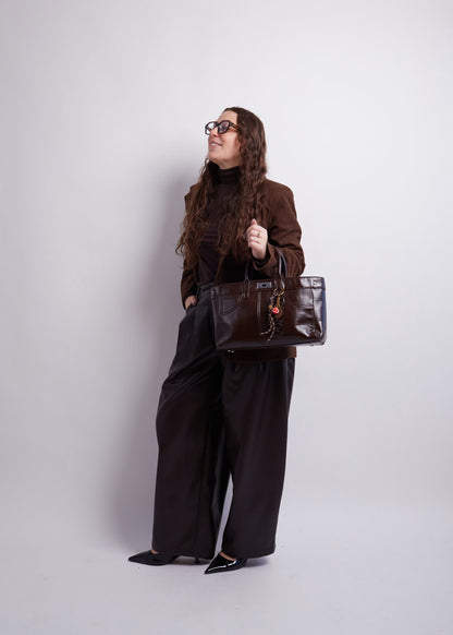 Dark Brown Corduroy Blazer