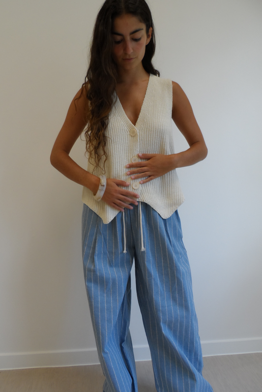 Blue Baggy Pants