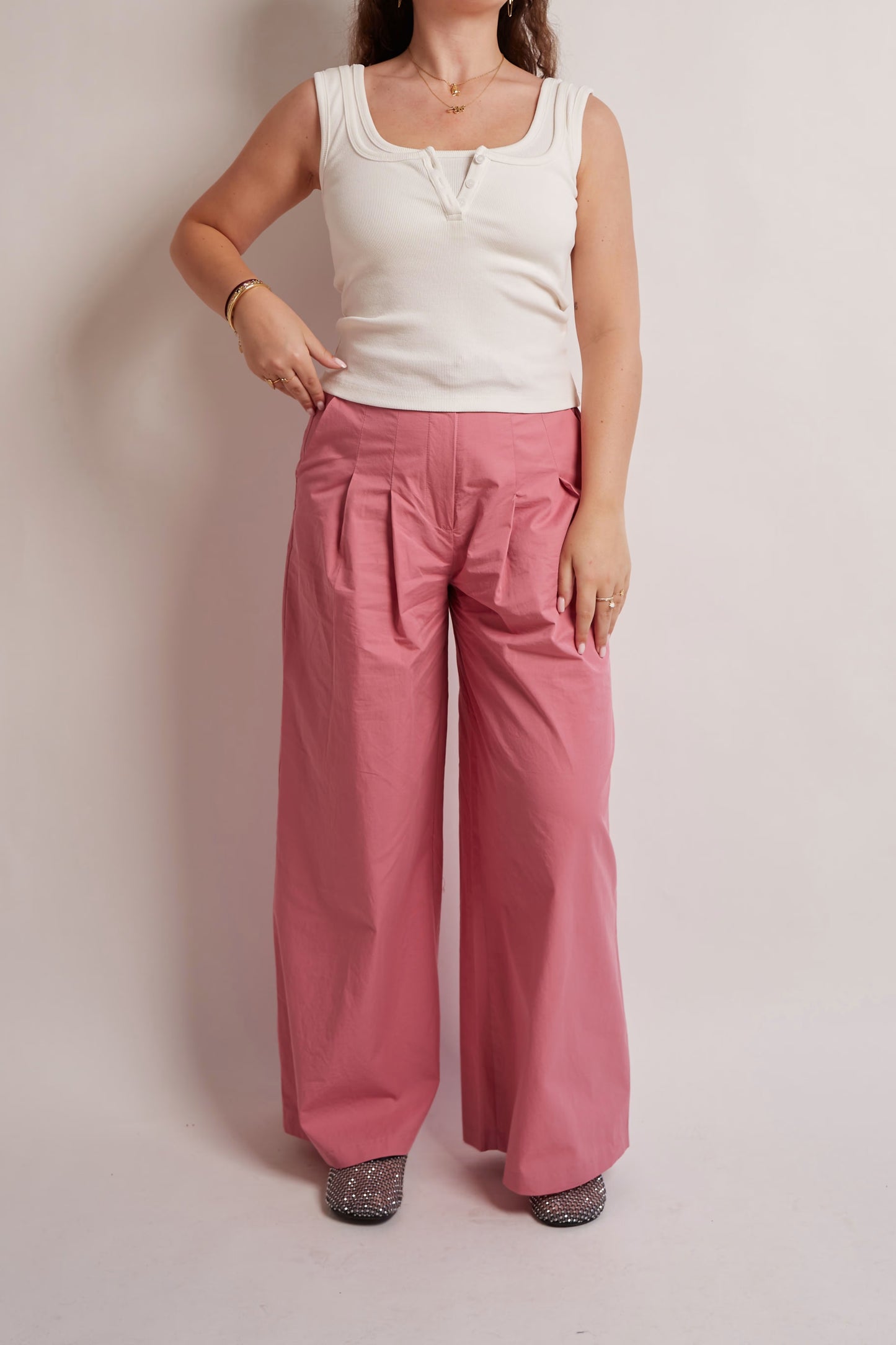 Pink Cargo Pants