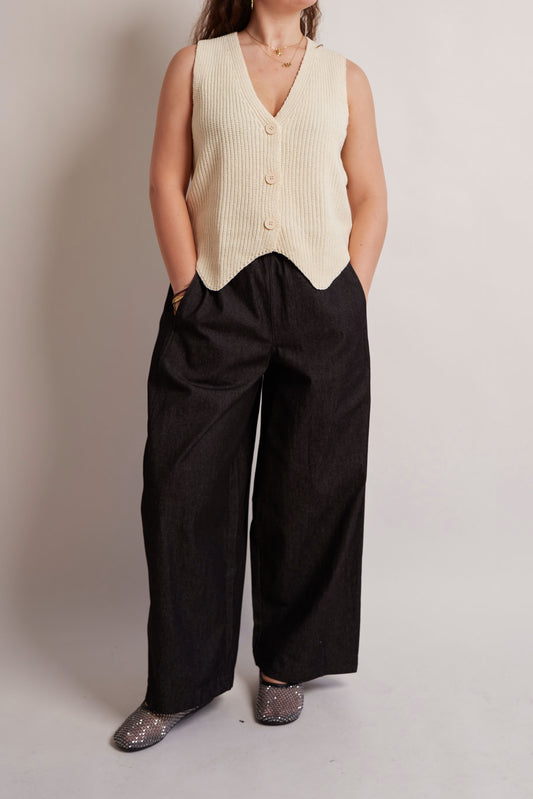 Beige Knitted Top