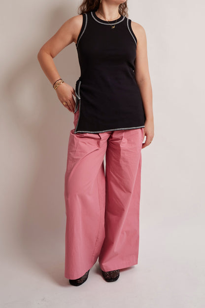 Stitched Long Top