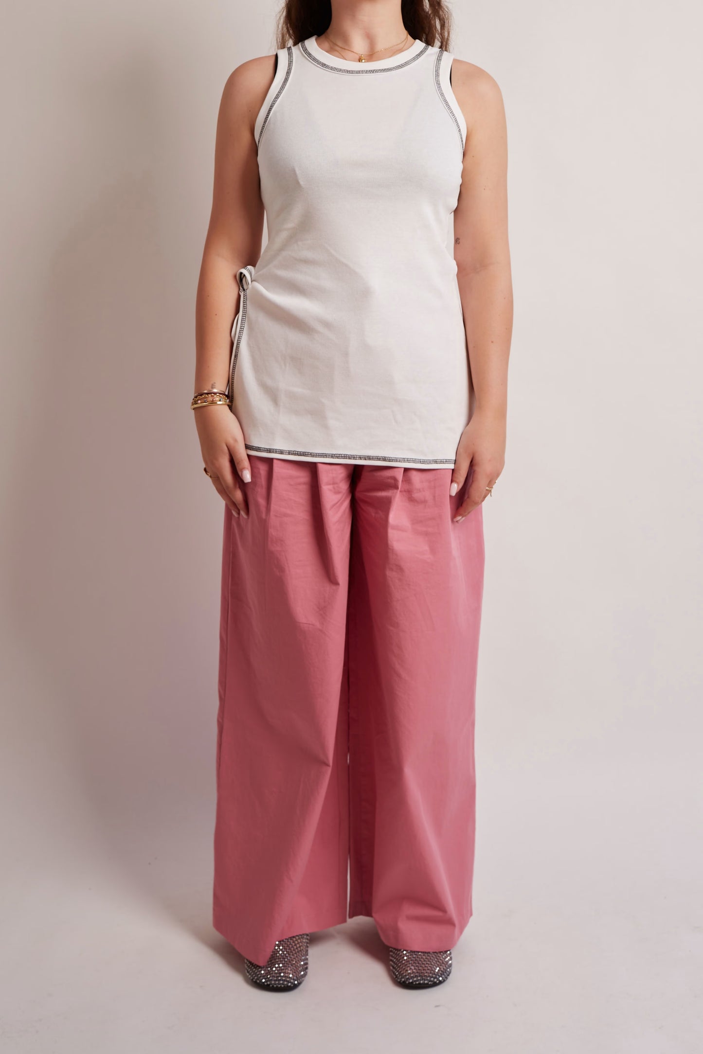 Stitched Long Top