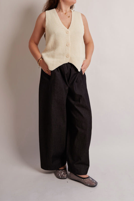 Beige Knitted Top