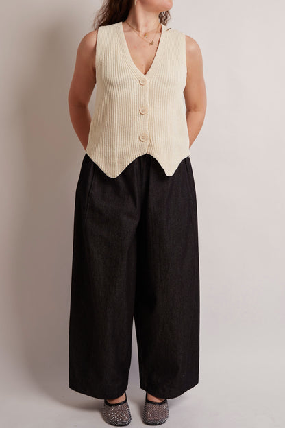 Beige Knitted Top